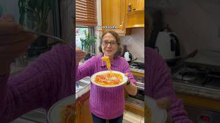 How Nonna makes her quick pasta sauce 🍝❤️🍅 [upl. by Collbaith]