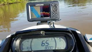 High Speed Test Lowrance Hook Reveal 5 Splitshot [upl. by Bergwall]