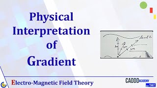 Physical Interpretation of Gradient  Electromagnetics  CADDD Academy [upl. by Ettenoitna]