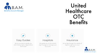 United Healthcare  OverTheCounter OTC  Catalog  OTCHS [upl. by Akehsay]