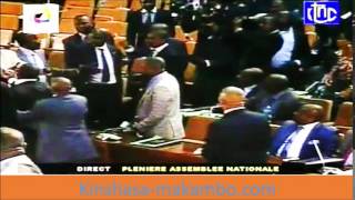 RDC BAGARRE A LASSEMBLEE NATIONALE MOTION CONTRE LE MINISTRE DES FINANCES [upl. by Koh]