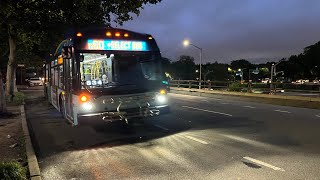 MTA NYCTA On Board 2018 Novabus LFS Articulated 5447 On The M60 SBS Bus To East Harlem 872024 [upl. by Orpah]