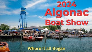 WOODEN BOAT SHOW  2024 Algonac Boat Show [upl. by Bucher911]