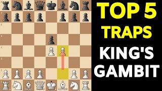 TOP 5 Fastest Checkmates in the Kings Gambit [upl. by Aneba]