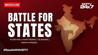 Assembly Election Results 2023 LIVE  Madhya Pradesh  Rajasthan  Telangana  Chhattisgarh  NDTV [upl. by Loraine397]