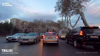 Driving Downtown  Tbilisi Main Street 4K  Georgia [upl. by Iva]