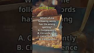 Spelling Time 576 spelling englishlearning englishvocabulary questions quiz [upl. by Golding12]