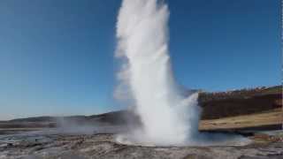 Geyser Strokkur on Iceland [upl. by Erdnad]