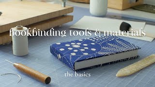 Bookbinding Tools amp Materials  beginner friendly [upl. by Radnaskela]