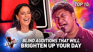 These Blind Auditions Will Put A SMILE On Your Face  Top 10 [upl. by Lita964]