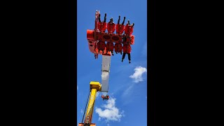 Soyez à 60m de haut   BOOSTER MAXX  Fête Foraine des Tuileries 2020 Paris  Pov Off Ride  HD [upl. by Salamone184]