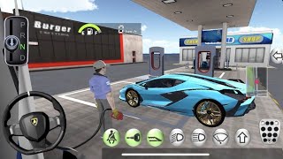 3D Driving Class Simulation  Funny Police Officer Refuel His Super Car Gas Crazy Driving Gameplay [upl. by Maura]