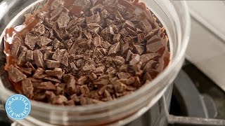 How to Temper Chocolate with Martha Stewart [upl. by Audsley]