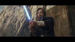 Luke Skywalker vs Kylo Ren scene [upl. by Manson]