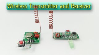 One Channel Transmitter and Receiver with 433Mhz RF module [upl. by Ahselrac]