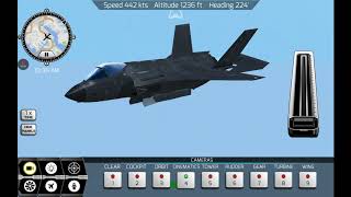 Flying F35  Flywings 2017 Flight Simulator Fly wings [upl. by Beniamino]