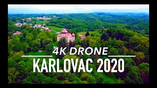 KARLOVAC Drone 4K Hrvatska Croatia Kroatien Kroatie [upl. by Jenna]