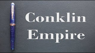 Conklin Empire with Omniflex Nib Reviewand a giveaway [upl. by Llewop]