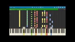 Beethoven Pastoral Symphony No6 4th amp 5th Synthesia [upl. by Pillow402]