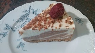 Frischkäsetorte Schokozebra  Rezept  Tutorial  HD [upl. by Macnair]