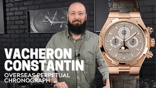 Vacheron Constantin Overseas Perpetual Chronograph Watch 49020 Review  SwissWatchExpo [upl. by Asilet]