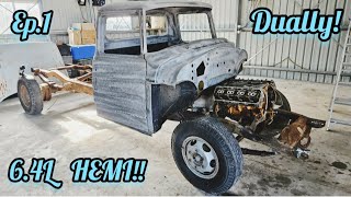 64 V8 HEMI powered Dually Bulid Ep1 [upl. by Otsugua]