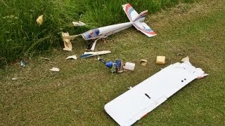 RC PLANE CRASHS amp MISSHAPS   PART 4 [upl. by Akinat]