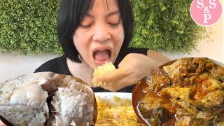 ကကတစ် ငါးဆားနယ်ချဉ် ဆီပျံ Burmese’s sea bass fish curry [upl. by Nivar644]