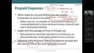 Prepare adjusting entries for prepayments [upl. by Alamak229]