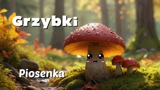 🍄 Jesienne Grzybobranie – Wesoła Piosenka o Grzybkach i Jesiennym Lesie 🎶 [upl. by Ja186]