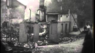 CITY BURNS CRAILSHEIM GERMANY  10TH ARMORED DIVISION WURTENBERG  GERMANY  CIVILIAN RECO [upl. by Enaywd]