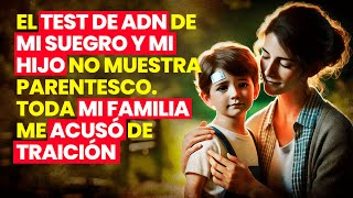 El test de ADN de mi suegro y mi hijo no muestra parentesco Toda mi familia me acusó de traición [upl. by Nolham487]