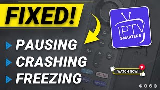 🛠️ Fix IPTV Smarters CRASHING or Freezing [upl. by Annad]