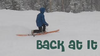 back at it telemark skiing 202223 [upl. by Otilopih370]