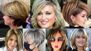 35Latest Haircuts And Hair Trends For Women Over 50 To Look Younger 2024 [upl. by Miharba]