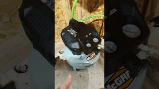 Easy Compressor and Air Hose Reel Install Perfect for a Garage or Home Workshop [upl. by Iddo715]