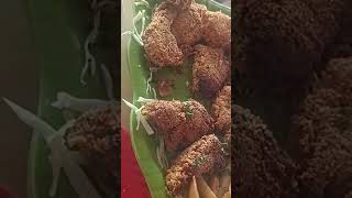 Seafood GOA Kalmari tawa fry  Rawa Fish fry [upl. by Oiraved]