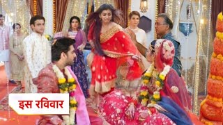 Ye Rishta kya kehlata h Abhira Arman ke Shadi ke mandap me Ruhi ne ki sari hade par Manish [upl. by Cornell]