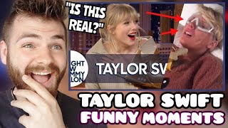 THIS CANT BE REAL  TAYLOR SWIFT Embarrassing Laser Eye Surgery Story  Jimmy Fallon  REACTION [upl. by Willamina]