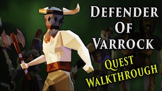 Defender of Varrock Quest Guide Walkthrough for Oldschool Runescape [upl. by Lebasiairam]