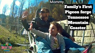 Familys First Pigeon Forge Tennessee Mountain Coaster [upl. by Nairadas472]