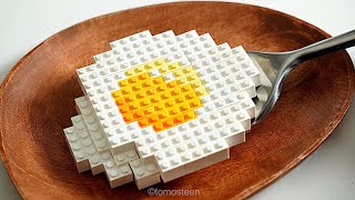 Lego Breakfast with Super Mario  Lego In Real Life 14  Stop Motion Cooking amp ASMR [upl. by Meli]