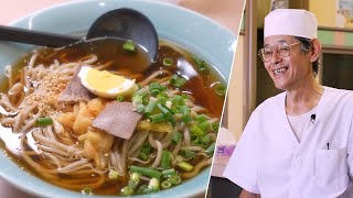 地元で愛され続ける“ご当地麺” 創業70年の老舗ラーメン店に密着！ [upl. by Nalehp822]