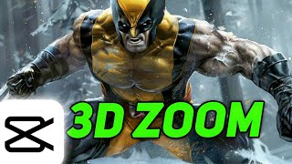 How To Make 3D Zoom in CapCut pc [upl. by Lucania831]