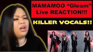 MAMAMOO quotGLEAMquot LIVE REACTION  This song is SO MUCH BETTER LIVE [upl. by Mintz]