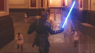 ORDER 66 Anakin Slaughters Younglings Gameplay  Star Wars Battlefront 2 [upl. by Delores448]