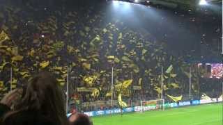 Borussia Dortmund vs Schachtar Donezk Choreo Champions League 05032013 BVB CL [upl. by Akemehs]