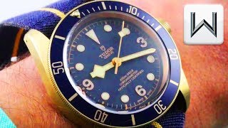 Tudor Heritage Black Bay Bronze Blue Bucherer Special Edition 79250BB Luxury Watch Review [upl. by Leiruh378]