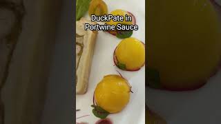 Duckpate in Portwine Aspic amp Cumberland Sauce food asmr viralvideo shortsvideo foodie [upl. by Kellia]