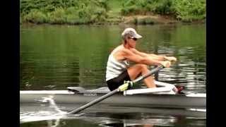 Natural Rowing Technique Demonstrated by Charlotte Hollings [upl. by Eelyak]